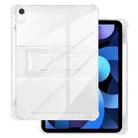 For iPad Air 4 / Air 5 TPU + PC Airbag Full Coverage Shockproof Protective Tablet Case with Pen Slots(Transparent) - 1