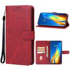 For Tecno Phantom X2 Pro Leather Phone Case(Red) - 1