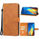 For Tecno Phantom X2 Leather Phone Case(Brown) - 1