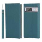 For Google Pixel 7 5G Litchi Texture Genuine Leather Phone Case(Sky Blue) - 1