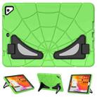For iPad 9.7 2018 / 2017 / Air 2 Silicone + PC Shockproof Protective Tablet Case(Green+Black) - 1