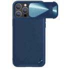 For iPhone 14 Pro Max NILLKIN PC + TPU Magnetic Phone Case(Blue) - 1