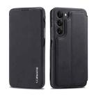 For Samsung Galaxy S23 5G LC.IMEEKE Hon Ancient Series Flip Leather Phone Case(Black) - 1