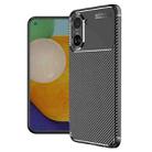 For Realme 10 Pro Carbon Fiber Texture Shockproof TPU Phone Case(Black) - 1