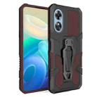 For OPPO A17 Armor Warrior Shockproof PC + TPU Phone Case(Brown) - 1