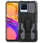 For Realme 8 Pro Armor Warrior Shockproof PC + TPU Phone Case(Grey) - 1