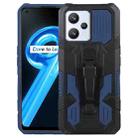 For Realme 9 Armor Warrior Shockproof PC + TPU Phone Case(Blue) - 1