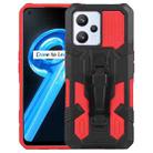 For Realme 9 Armor Warrior Shockproof PC + TPU Phone Case(Red) - 1