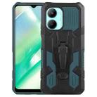 For Realme C33 4G Armor Warrior Shockproof PC + TPU Phone Case(Army Green) - 1
