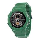 For Samsung Galaxy Watch5 44mm Solid Color Silicone Watch Band(Green) - 1