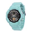 For Samsung Galaxy Watch5 44mm Solid Color Silicone Watch Band(Cyan) - 1