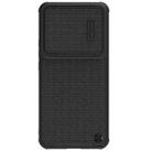 For Xiaomi 12T Pro NILLKIN 3D Textured Camshield PC + TPU Phone Case(Black) - 1