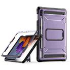 For Samsung Galaxy Tab S7/S8 Explorer PC + TPU Tablet Protective Case with Pen Slot(Purple) - 1