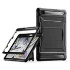 For Samsung Galaxy Tab S6 Lite Explorer PC + TPU Tablet Protective Case with Pen Slot(Black) - 1