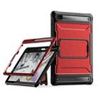 For Samsung Galaxy Tab S6 Lite Explorer PC + TPU Tablet Protective Case with Pen Slot(Red) - 1