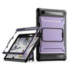 For Samsung Galaxy Tab S6 Lite Explorer PC + TPU Tablet Protective Case with Pen Slot(Purple) - 1