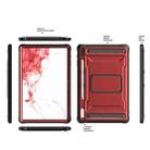 For Samsung Galaxy Tab S7+/S8+/S7 FE Explorer PC + TPU Tablet Protective Case(Red) - 2