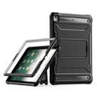 For iPad 9.7 2017/2018 Explorer PC + TPU Tablet Protective Case(Black) - 1