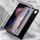 For iPad Pro 12.9 2021/2020/2018 Explorer PC + TPU Tablet Protective Case with Pen Slot(Purple) - 6