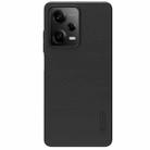 For Xiaomi Redmi Note 12 Pro 5G China NILLKIN Frosted PC Phone Case(Black) - 1