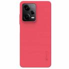 For Xiaomi Redmi Note 12 Pro 5G China NILLKIN Frosted PC Phone Case(Red) - 1