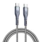 DUZZONA A2 PD 65W USB-C / Type-C to Type-C Fast Charging Data Cable, Length: 1m(Grey) - 1