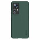 For Xiaomi 12T Pro NILLKIN Frosted Shield Pro PC + TPU Phone Case(Green) - 1