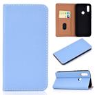 For Xiaomi Redmi 7 Solid Color Frosted Magnetic Horizontal Flip Leather Case with Card Slots & Holder(Blue) - 1