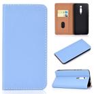 For Xiaomi Redmi K20 Solid Color Frosted Magnetic Horizontal Flip Leather Case with Card Slots & Holder(Blue) - 1