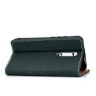 For Xiaomi Redmi K20 Solid Color Frosted Magnetic Horizontal Flip Leather Case with Card Slots & Holder(Green) - 4
