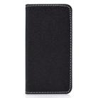 For iPhone X / XS Solid Color Frosted Magnetic Horizontal Flip Leather Case with Card Slots & Holder(Black) - 2