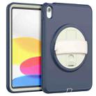 For iPad 10th Gen 10.9 2022 Shockproof TPU + PC Tablet Case(Cream+Navy Blue) - 1