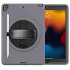For iPad 10.2 2021/2020/2019 / Pro 10.5 / Air 10.5 2018/2019 Shockproof TPU + PC Tablet Case(Black+Grey) - 1