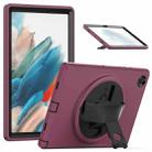For Samsung Galaxy Tab A8 10.5 2022 Shockproof TPU + PC Tablet Case(Black+Rose Red) - 1