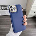 For iPhone 14 Pro Max Plating TPU Bread Bubble Phone Case(Dark Blue) - 1