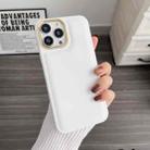 For iPhone 14 Pro Plating TPU Bread Bubble Phone Case(White) - 1