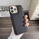 For iPhone 14 Pro Plating TPU Bread Bubble Phone Case(Black) - 1