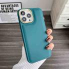 For iPhone 13 Pro Plating TPU Bread Bubble Phone Case(Dark Green) - 1