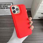 For iPhone 13 Plating TPU Bread Bubble Phone Case(Red) - 1