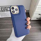 For iPhone XS / X Plating TPU Bread Bubble Phone Case(Dark Blue) - 1