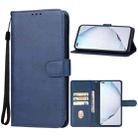 For Huawei Enjoy 50 Plus Leather Phone Case(Blue) - 1