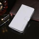 For OPPO A12E idewei Crazy Horse Texture Horizontal Flip Leather Case with Holder & Card Slots & Wallet(White) - 1