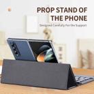 For Samsung Galaxy Z Fold4 GKK Magnetic Folding Bluetooth Keyboard Leather Case with Touchpad / Pen(Black) - 5