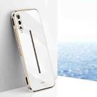 For vivo iQOO Pro XINLI Straight 6D Plating Gold Edge TPU Phone Case(White) - 1
