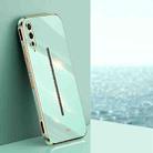 For vivo iQOO Pro XINLI Straight 6D Plating Gold Edge TPU Phone Case(Mint Green) - 1