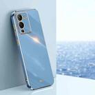 For vivo S15 XINLI Straight Edge 6D Electroplate TPU Phone Case(Celestial Blue) - 1