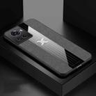 For OnePlus Ace XINLI Stitching Cloth Textue Shockproof TPU Phone Case(Grey) - 1