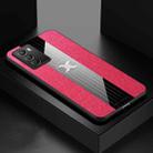 For vivo iQOO Neo5 S XINLI Stitching Cloth Textue Shockproof TPU Phone Case(Red) - 1