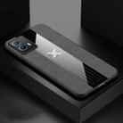 For vivo iQOO U5 XINLI Stitching Cloth Textue Shockproof TPU Phone Case(Grey) - 1