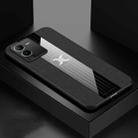 For vivo S15 XINLI Stitching Cloth Textue Shockproof TPU Phone Case(Black) - 1